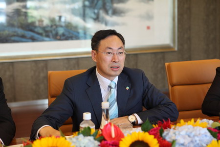 于旭波总裁接睹接睹会里俄罗斯散漫食粮公司董事少